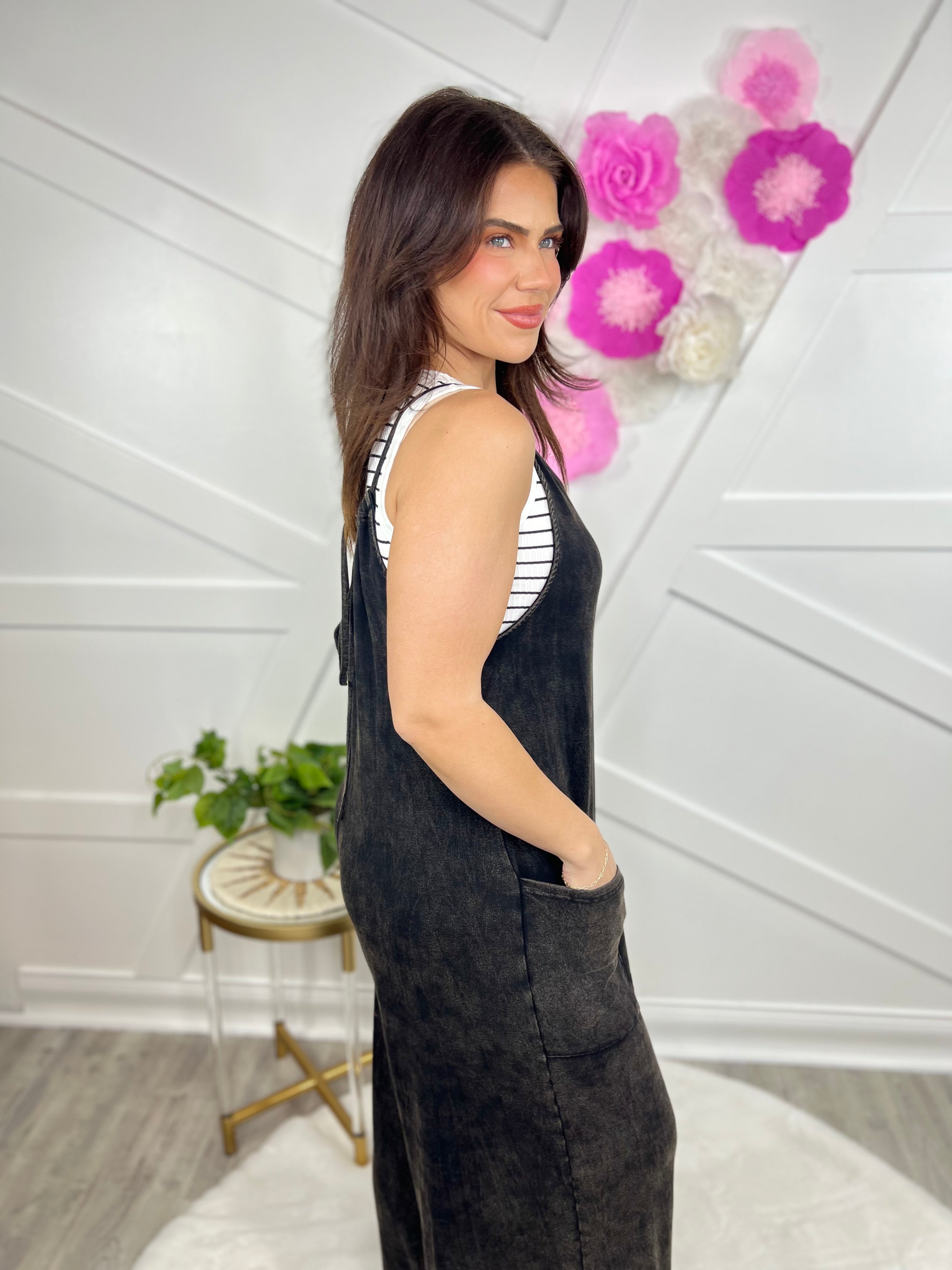 Running Through Your Mind Jumpsuit-230 Dresses/Jumpsuits/Rompers-Davi & Dani-Heathered Boho Boutique, Women's Fashion and Accessories in Palmetto, FL