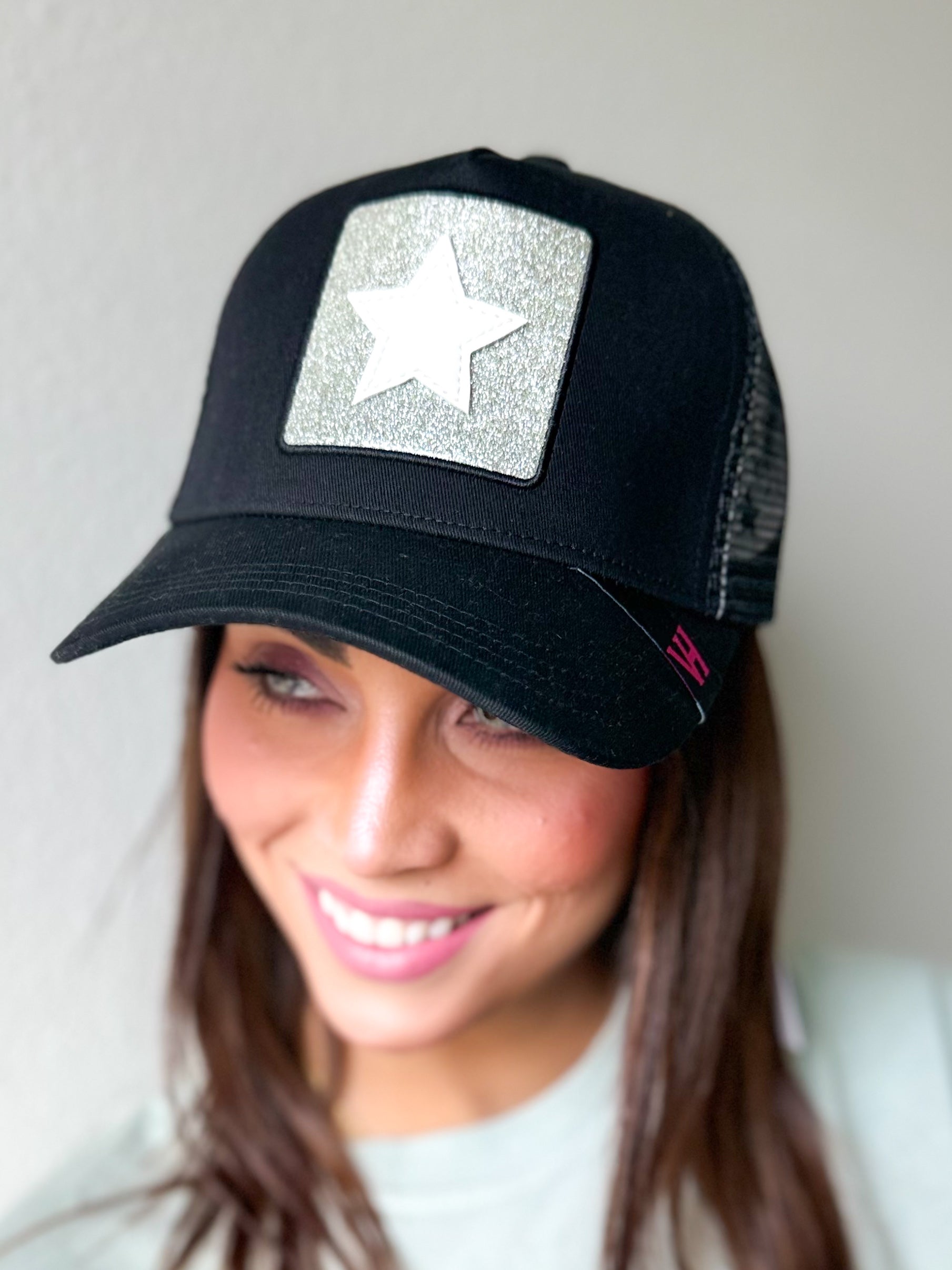 RESTOCK: Glare Hat - Black Multi-330 HEADWEAR-Vintage Havana-Heathered Boho Boutique, Women's Fashion and Accessories in Palmetto, FL