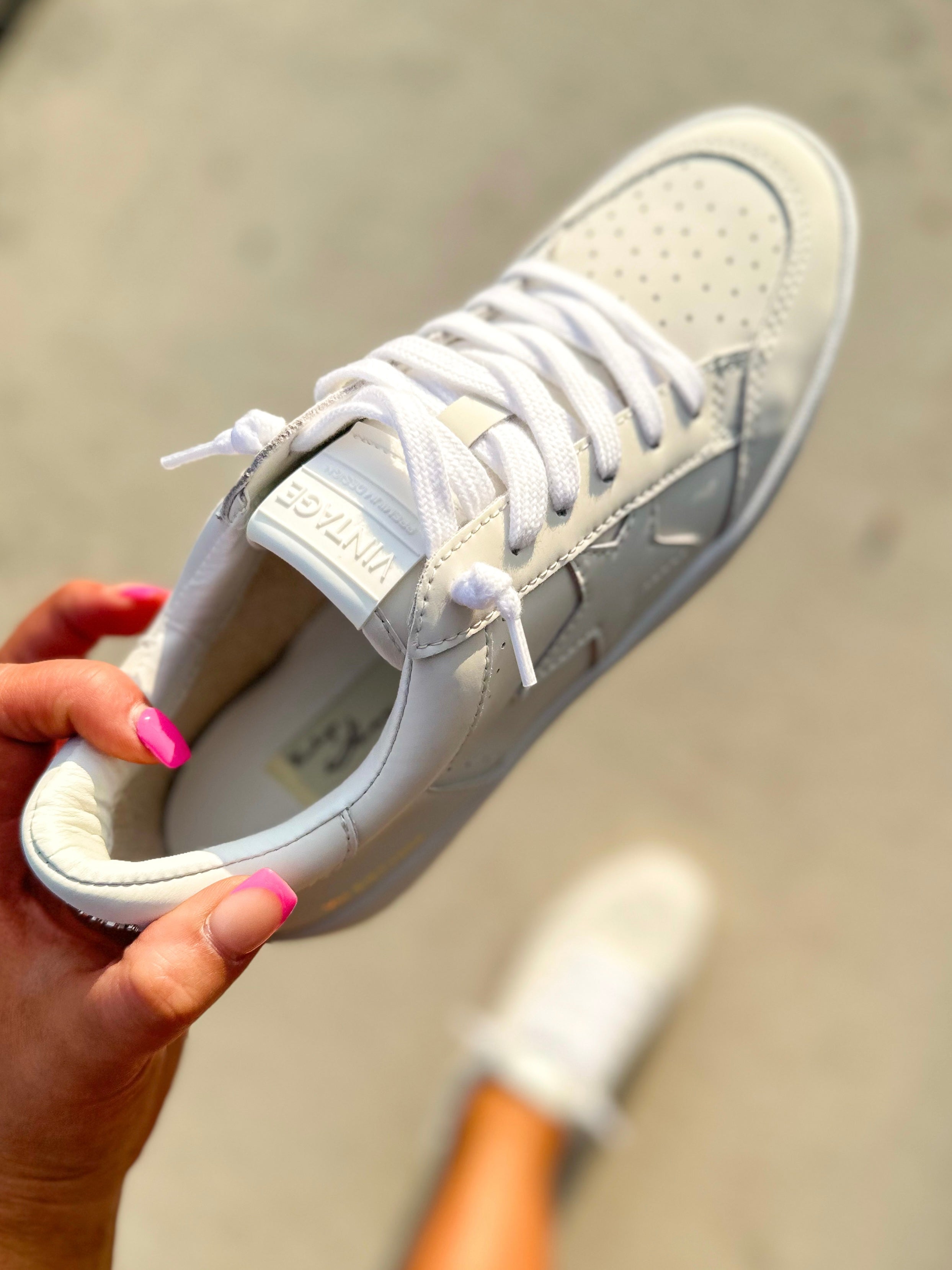 Crisp White Denisse Sneakers by Vintage Havana-350 Shoes-Vintage Havana-Heathered Boho Boutique, Women's Fashion and Accessories in Palmetto, FL