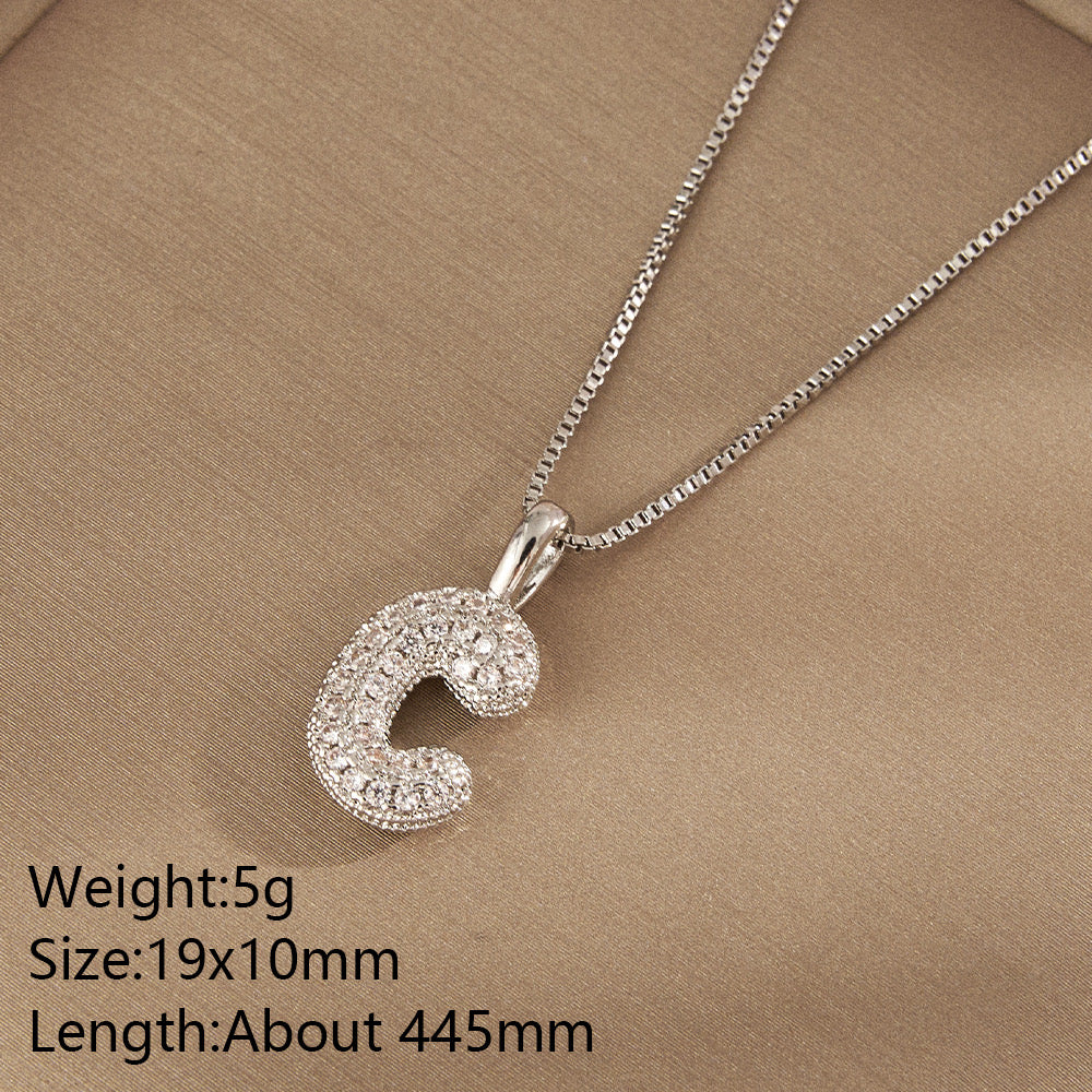 All About YOU Initial Necklace-310 JEWELRY-NIHAO JEWELRY-Heathered Boho Boutique, Women's Fashion and Accessories in Palmetto, FL