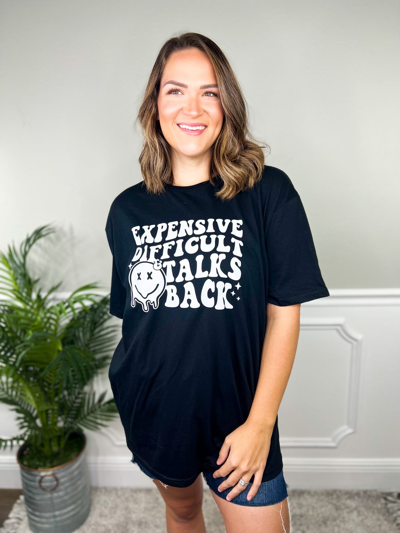Expensive Difficult Talks Back Graphic Tee