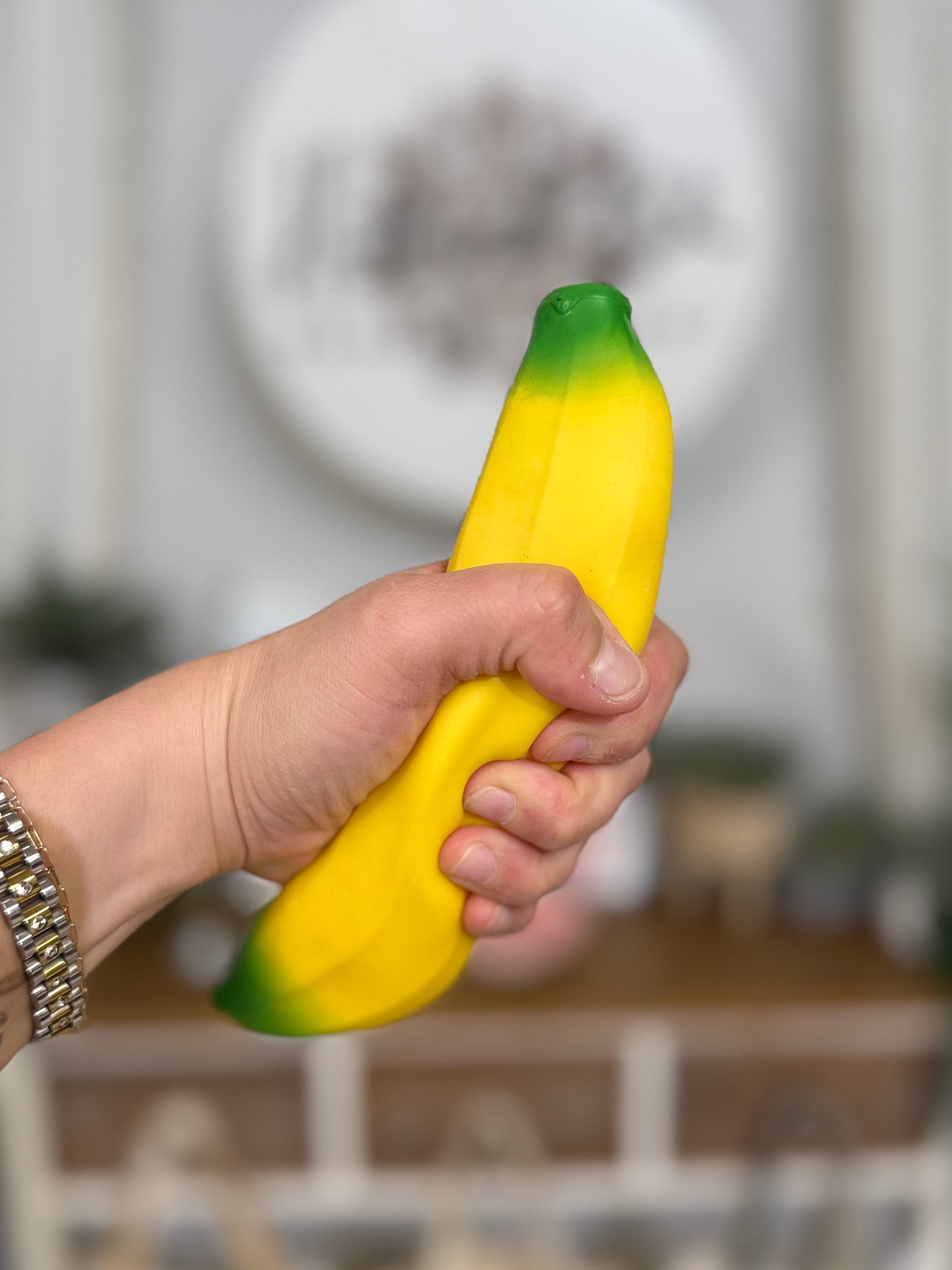 Squishy Banana Toy-340 Other Accessories-Master Toys-Heathered Boho Boutique, Women's Fashion and Accessories in Palmetto, FL