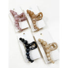 Glittered Marble Pattern Wavy Hair Claw-340 Other Accessories-Love and Repeat-Heathered Boho Boutique, Women's Fashion and Accessories in Palmetto, FL