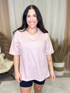 Key Point Top-110 Short Sleeve Top-Rae Mode-Heathered Boho Boutique, Women's Fashion and Accessories in Palmetto, FL