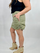 Sporty Skort-170 Skort/ Skirt-White Birch-Heathered Boho Boutique, Women's Fashion and Accessories in Palmetto, FL