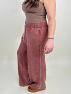 Simplicity Wide Leg Pants-400 Takeover/Pre-Order-Easel-Heathered Boho Boutique, Women's Fashion and Accessories in Palmetto, FL