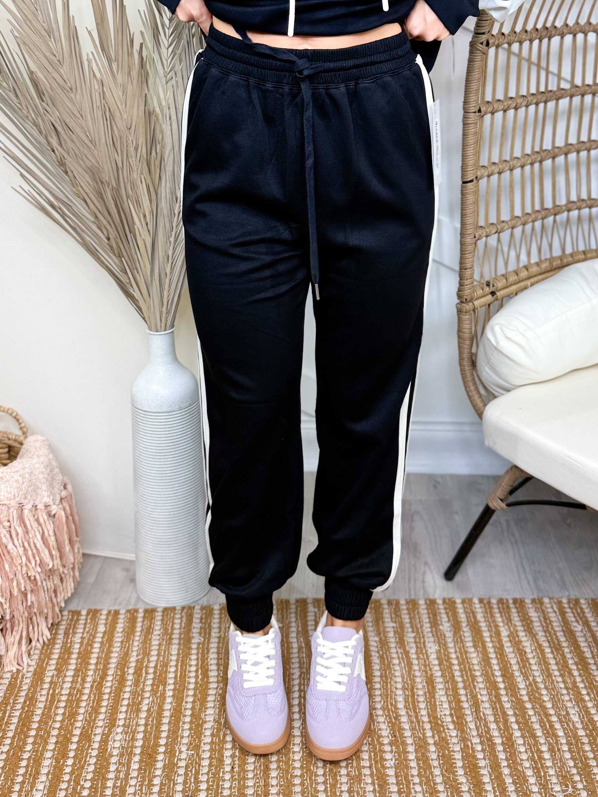 RESTOCK: Under Pressure Joggers-150 PANTS-White Birch-Heathered Boho Boutique, Women's Fashion and Accessories in Palmetto, FL