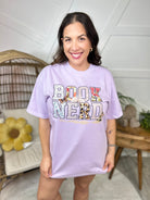 Book Nerd Graphic Tee-130 Graphic Tees-Heathered Boho-Heathered Boho Boutique, Women's Fashion and Accessories in Palmetto, FL
