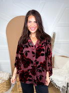 On a Whim Top-120 LONG SLEEVE TOPS-JODIFL-Heathered Boho Boutique, Women's Fashion and Accessories in Palmetto, FL