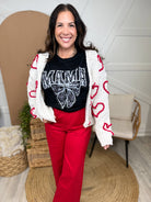 Send My Love Cardigan-220 Cardigans/ Kimonos-Davi & Dani-Heathered Boho Boutique, Women's Fashion and Accessories in Palmetto, FL