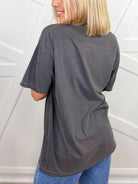 Checkered Pumpkin Graphic Tee-120 Long Sleeve Tops-Heathered Boho-Heathered Boho Boutique, Women's Fashion and Accessories in Palmetto, FL