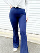 Sculpted Flare Pants-150 PANTS-RAE MODE-Heathered Boho Boutique, Women's Fashion and Accessories in Palmetto, FL