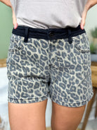 Wild Side Leopard Shorts By Risen-160 SHORTS-RISEN-Heathered Boho Boutique, Women's Fashion and Accessories in Palmetto, FL