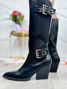 Mileage High Boots - Black-350 SHOES-Forever Link-Heathered Boho Boutique, Women's Fashion and Accessories in Palmetto, FL