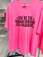 Human Version of a Headache Graphic Tee-130 Graphic Tees-Heathered Boho-Heathered Boho Boutique, Women's Fashion and Accessories in Palmetto, FL