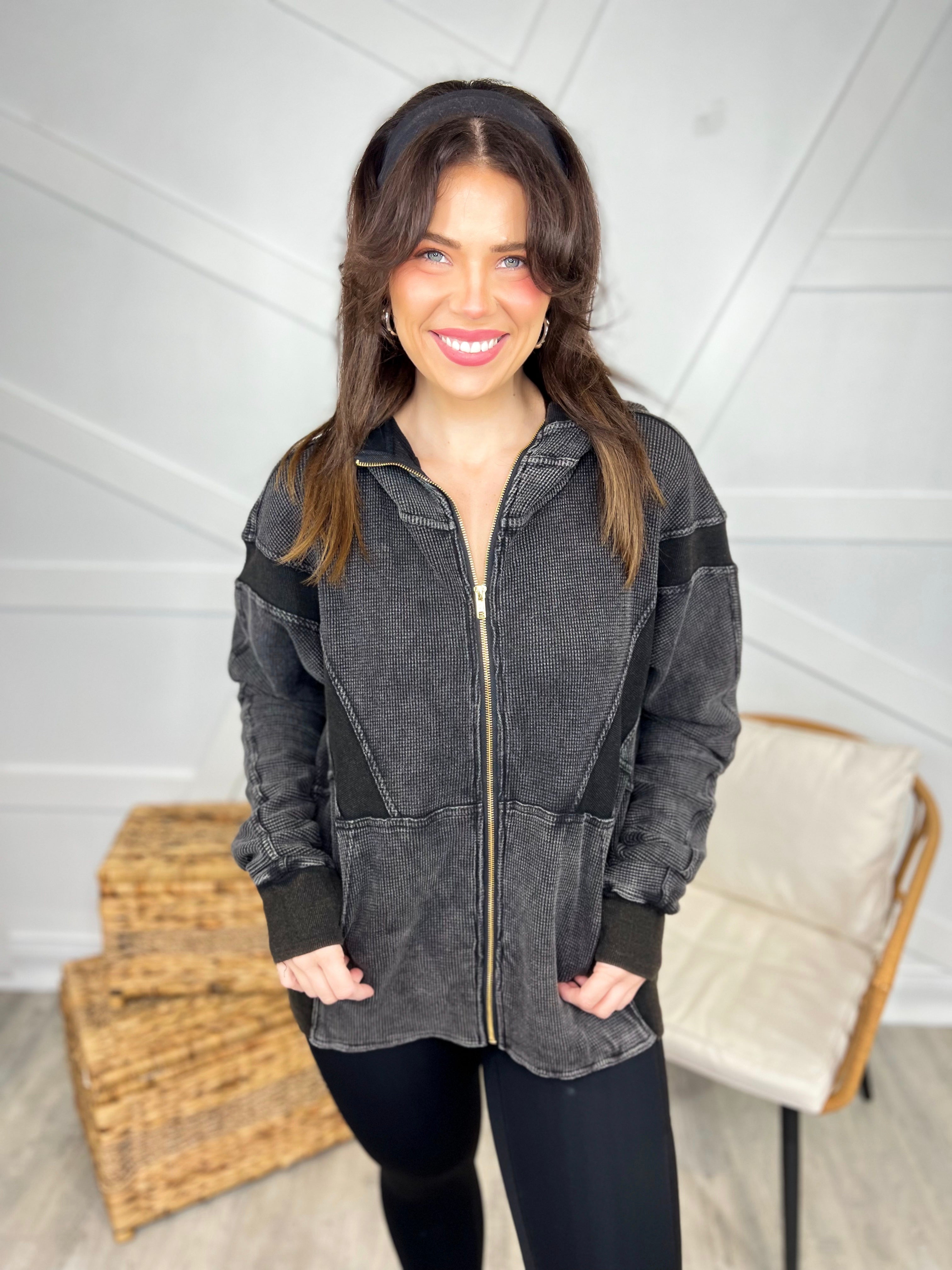 Come What May Jacket-200 Jackets/Shackets-Davi & Dani-Heathered Boho Boutique, Women's Fashion and Accessories in Palmetto, FL