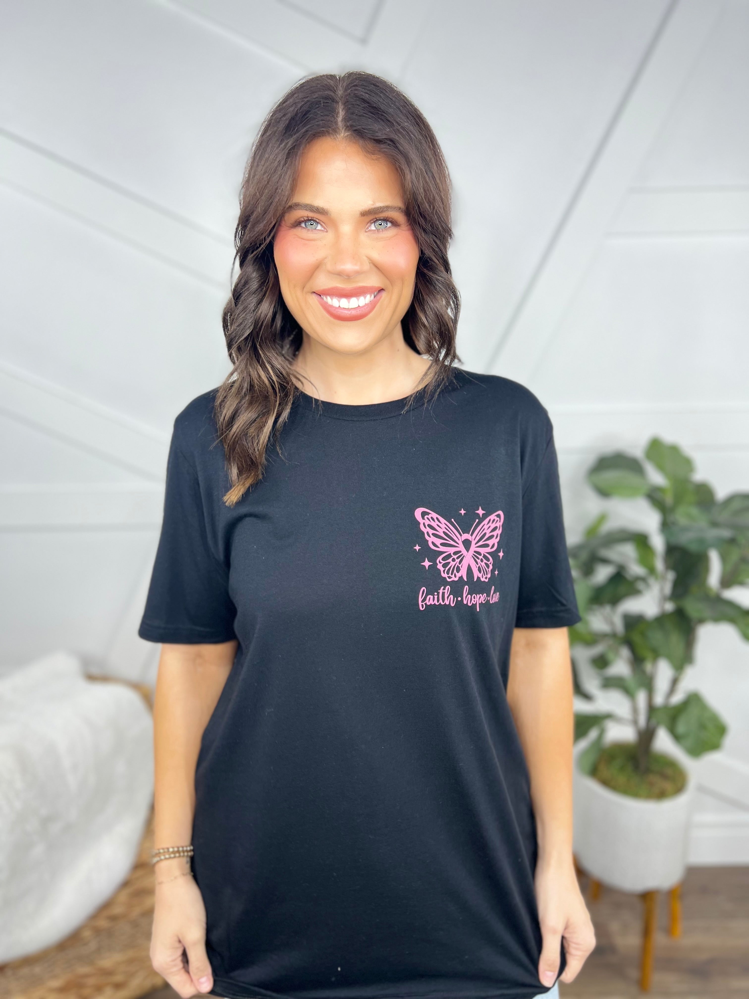 Cancer Warrior Era Graphic Tee-130 Graphic Tees-Heathered Boho-Heathered Boho Boutique, Women's Fashion and Accessories in Palmetto, FL