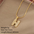 All About YOU Initial Necklace-310 JEWELRY-NIHAO JEWELRY-Heathered Boho Boutique, Women's Fashion and Accessories in Palmetto, FL