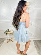 Double Down Denim Dress-230 Dresses/Jumpsuits/Rompers-Mustard Seed-Heathered Boho Boutique, Women's Fashion and Accessories in Palmetto, FL