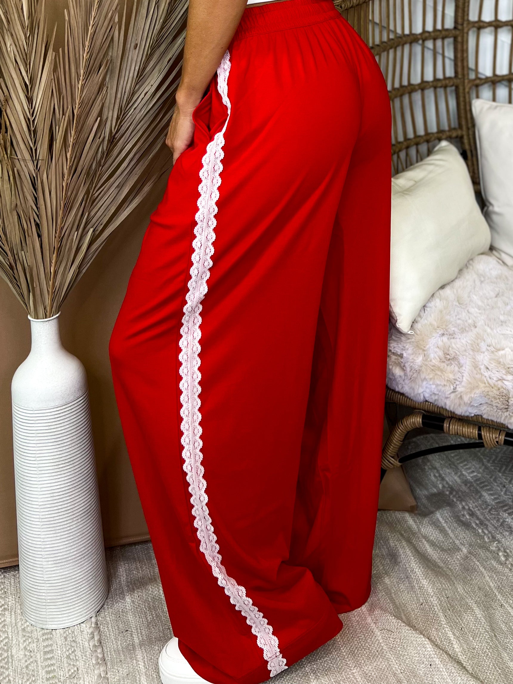 Rally Girl Pants-150 PANTS-BLAKELEY-Heathered Boho Boutique, Women's Fashion and Accessories in Palmetto, FL