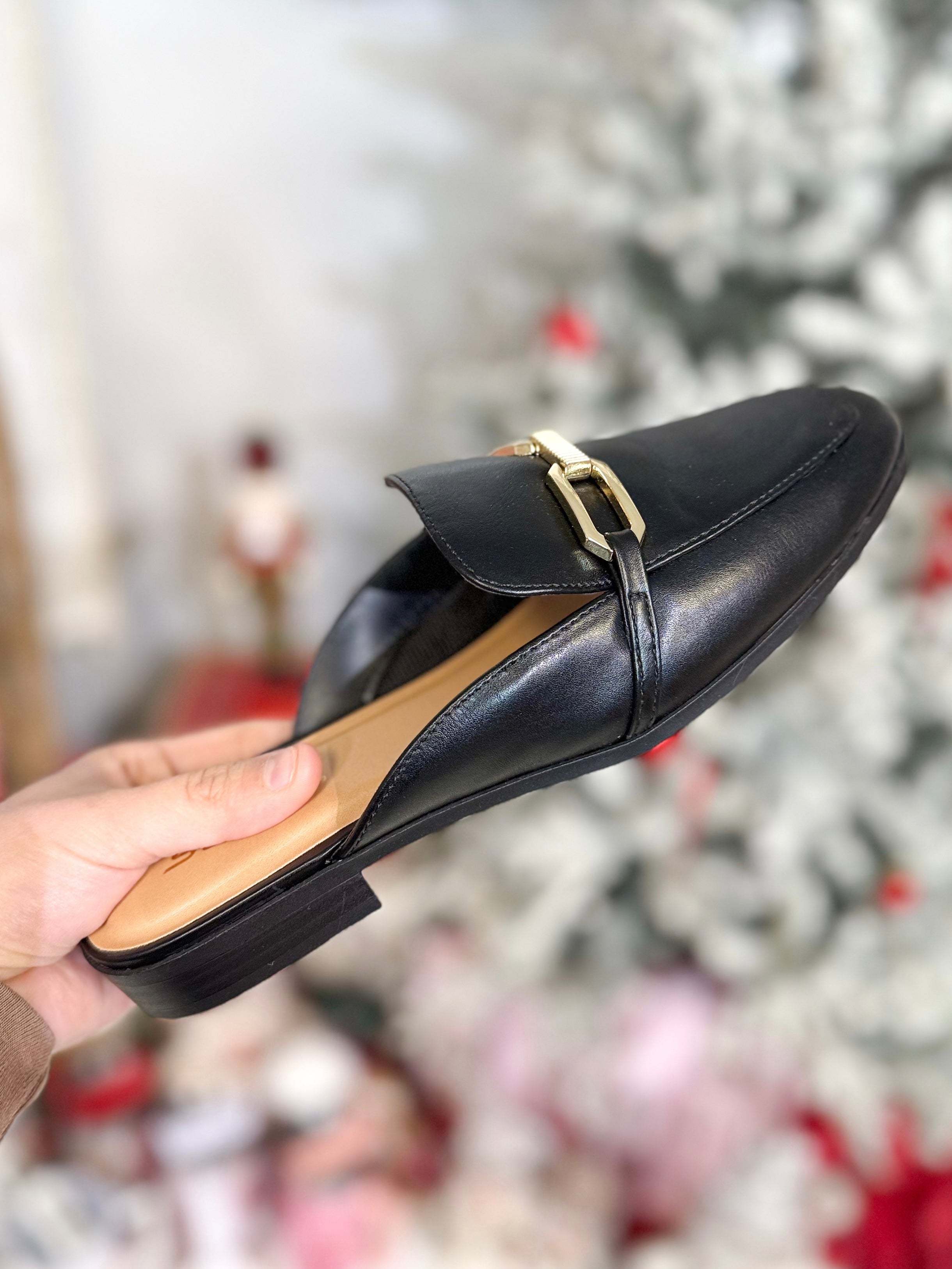 Eleanor Mules - Black-350 SHOES-Fortune Dynamic-Heathered Boho Boutique, Women's Fashion and Accessories in Palmetto, FL