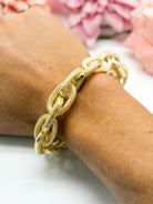 Link Stretch Bracelet-310 Jewelry-JOSEPH ANTHONY NY, INC.-Heathered Boho Boutique, Women's Fashion and Accessories in Palmetto, FL