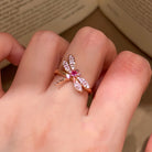 💕 Chasing Dragonflies Ring-310 Jewelry-NIHAO JEWELRY-Heathered Boho Boutique, Women's Fashion and Accessories in Palmetto, FL