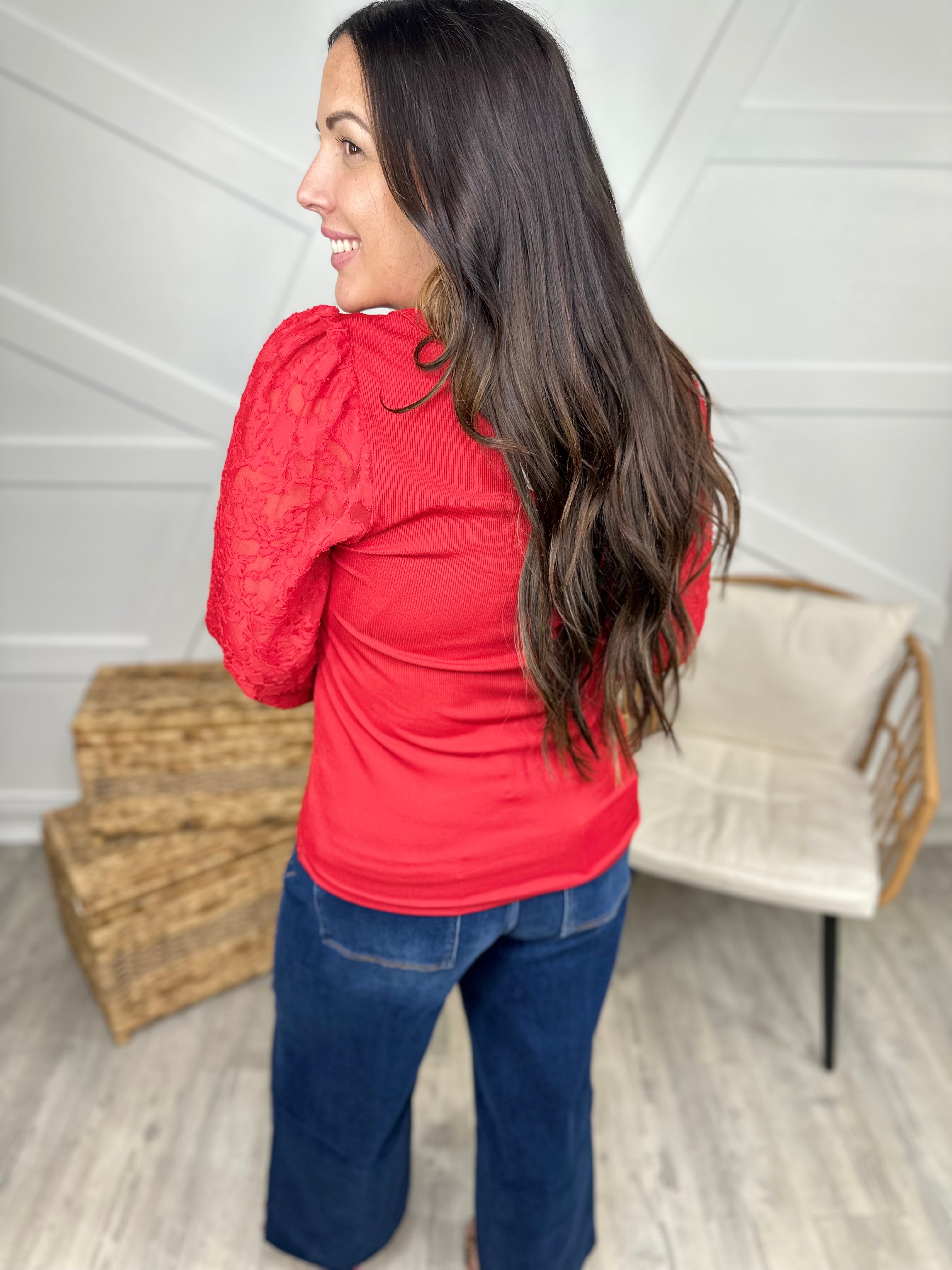 RESTOCK: Real Karma Top-120 Long Sleeve Tops-Oddi-Heathered Boho Boutique, Women's Fashion and Accessories in Palmetto, FL