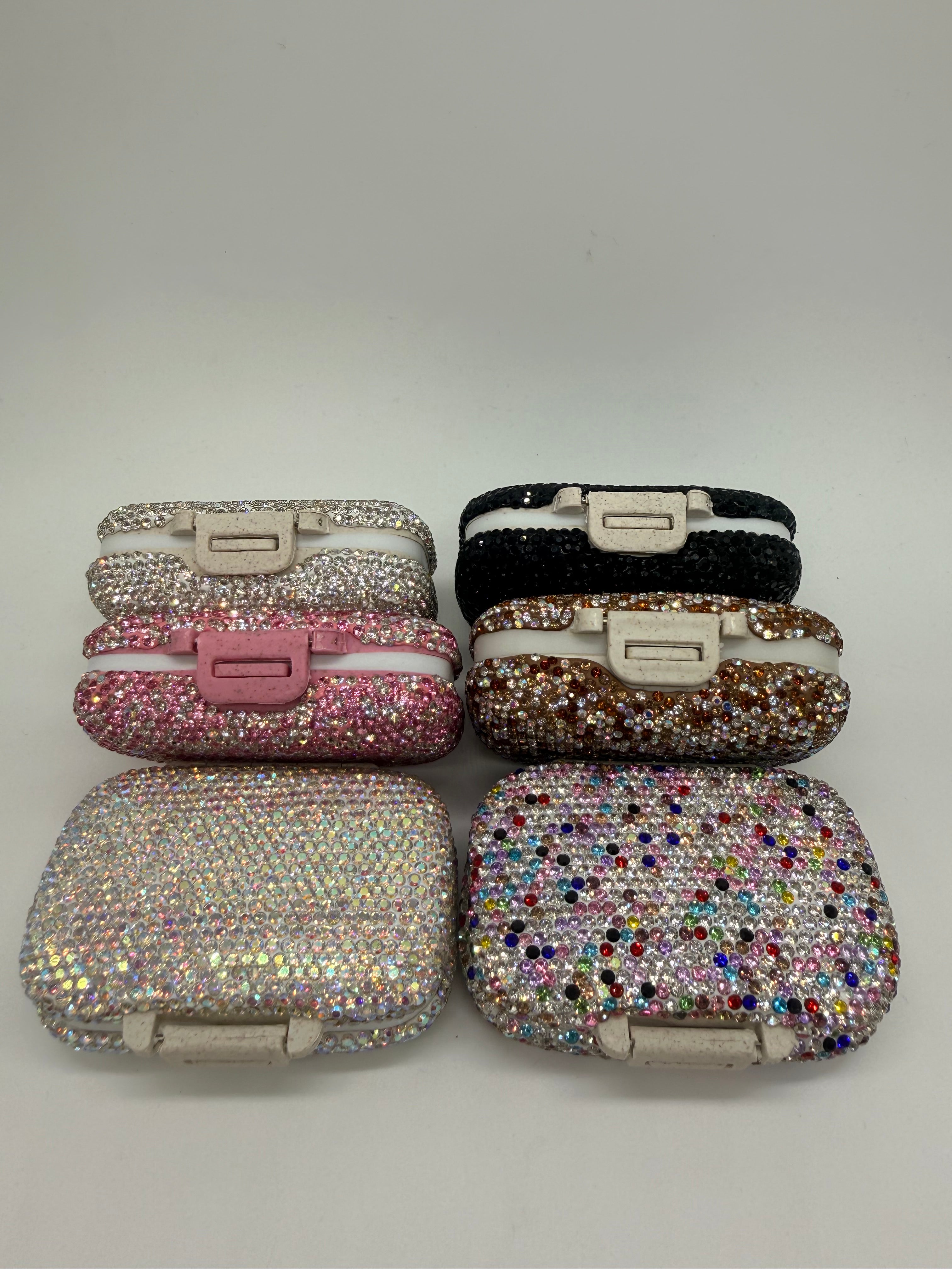 Stone Pill Storage Case-340 Other Accessories-Queens Designs-Heathered Boho Boutique, Women's Fashion and Accessories in Palmetto, FL