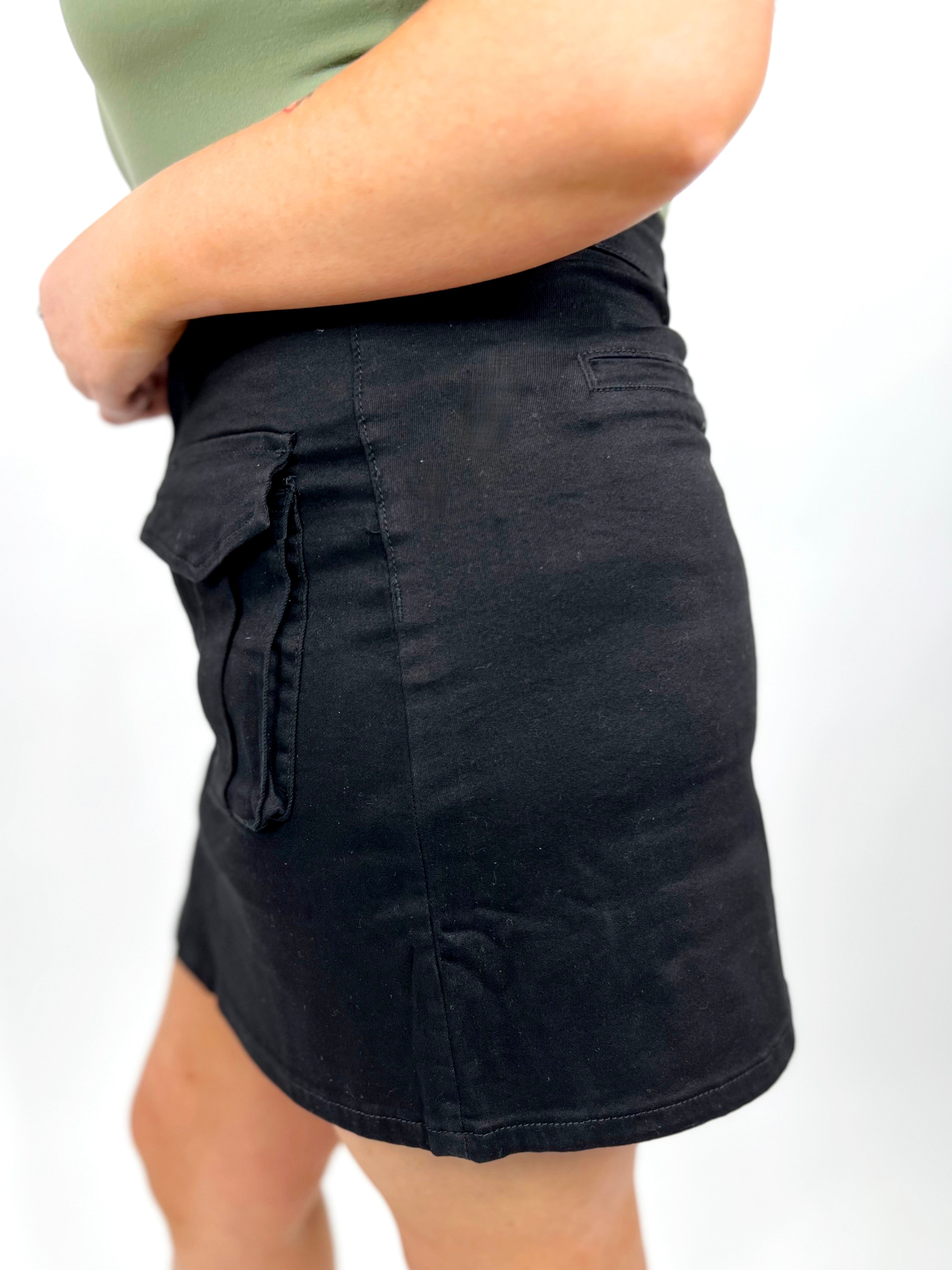 Carly Cargo Skirt-170 Skort/ Skirt-Blakeley-Heathered Boho Boutique, Women's Fashion and Accessories in Palmetto, FL