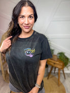 Neon Energy Graphic Tee-130 Graphic Tees-Heathered Boho-Heathered Boho Boutique, Women's Fashion and Accessories in Palmetto, FL
