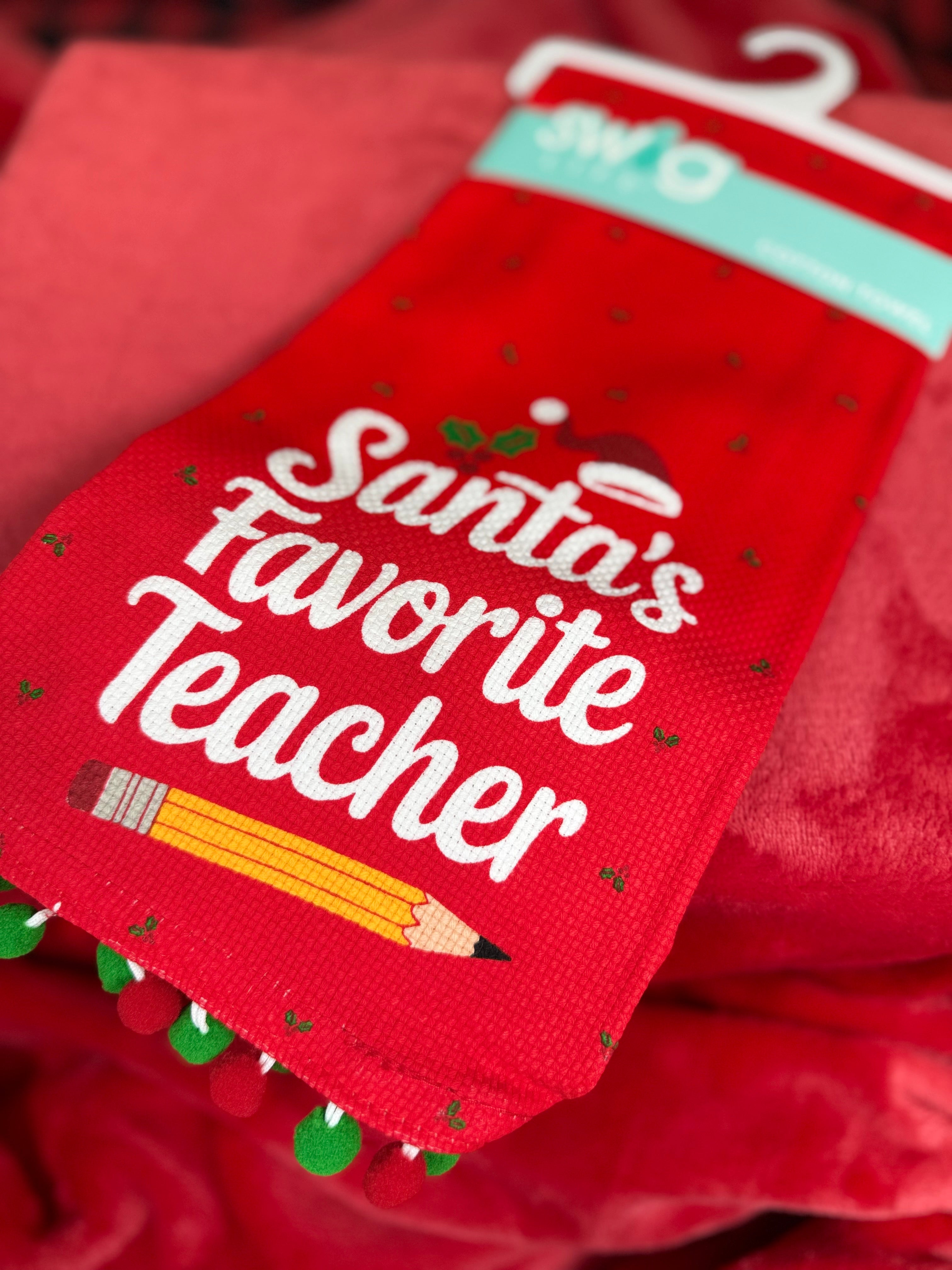 Santa's Favorite... Tea Towel by Swig-340 Other Accessories-Swig-Heathered Boho Boutique, Women's Fashion and Accessories in Palmetto, FL