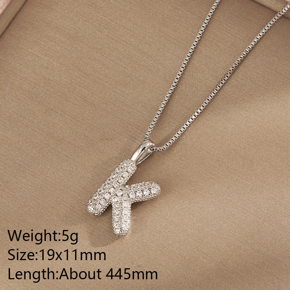 All About YOU Initial Necklace-310 JEWELRY-NIHAO JEWELRY-Heathered Boho Boutique, Women's Fashion and Accessories in Palmetto, FL