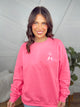 BCA Angel Wings Graphic Sweatshirt - Safety Pink -360-125 Sweater-Heathered Boho-Heathered Boho Boutique, Women's Fashion and Accessories in Palmetto, FL