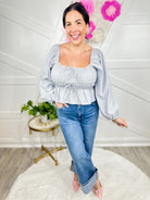 She's an Icon Top-120 Long Sleeve Tops-Polagram-Heathered Boho Boutique, Women's Fashion and Accessories in Palmetto, FL