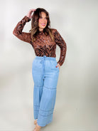 Good Feeling Wide Leg Pants-150 PANTS-Oddi-Heathered Boho Boutique, Women's Fashion and Accessories in Palmetto, FL