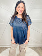 Plain As Day Top-110 SHORT SLEEVE TOP-Sew In Love-Heathered Boho Boutique, Women's Fashion and Accessories in Palmetto, FL