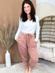 Easy Does It Joggers-150 PANTS-ZENANA-Heathered Boho Boutique, Women's Fashion and Accessories in Palmetto, FL
