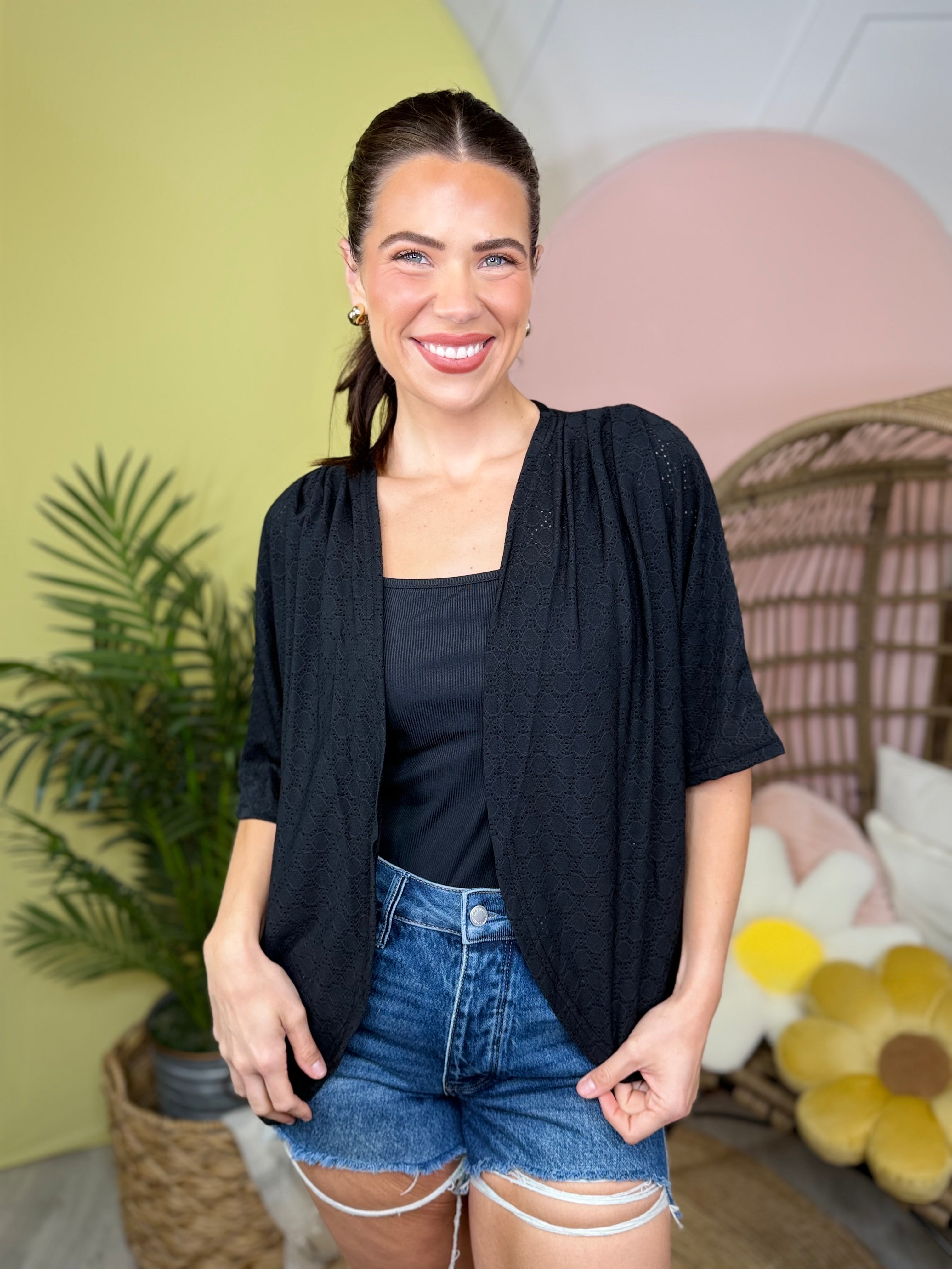 The Sweet Escape Cardigan-220 CARDIGANS KIMONOS-Lovesoft-Heathered Boho Boutique, Women's Fashion and Accessories in Palmetto, FL
