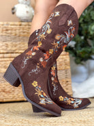 Ever After Boots - Brown Suede-350 SHOES-OLEM SHOE-Heathered Boho Boutique, Women's Fashion and Accessories in Palmetto, FL