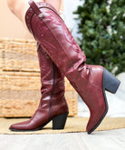 Emerge Boots - Wine-350 SHOES-Top Guy-Heathered Boho Boutique, Women's Fashion and Accessories in Palmetto, FL