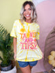 Tanned & Tipsy Graphic Tee-130 Graphic Tees-Heathered Boho-Heathered Boho Boutique, Women's Fashion and Accessories in Palmetto, FL