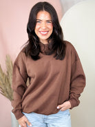 The Comfort Club Sweatshirt-125 SWEATER-ZENANA-Heathered Boho Boutique, Women's Fashion and Accessories in Palmetto, FL