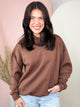 The Comfort Club Sweatshirt-125 SWEATER-ZENANA-Heathered Boho Boutique, Women's Fashion and Accessories in Palmetto, FL