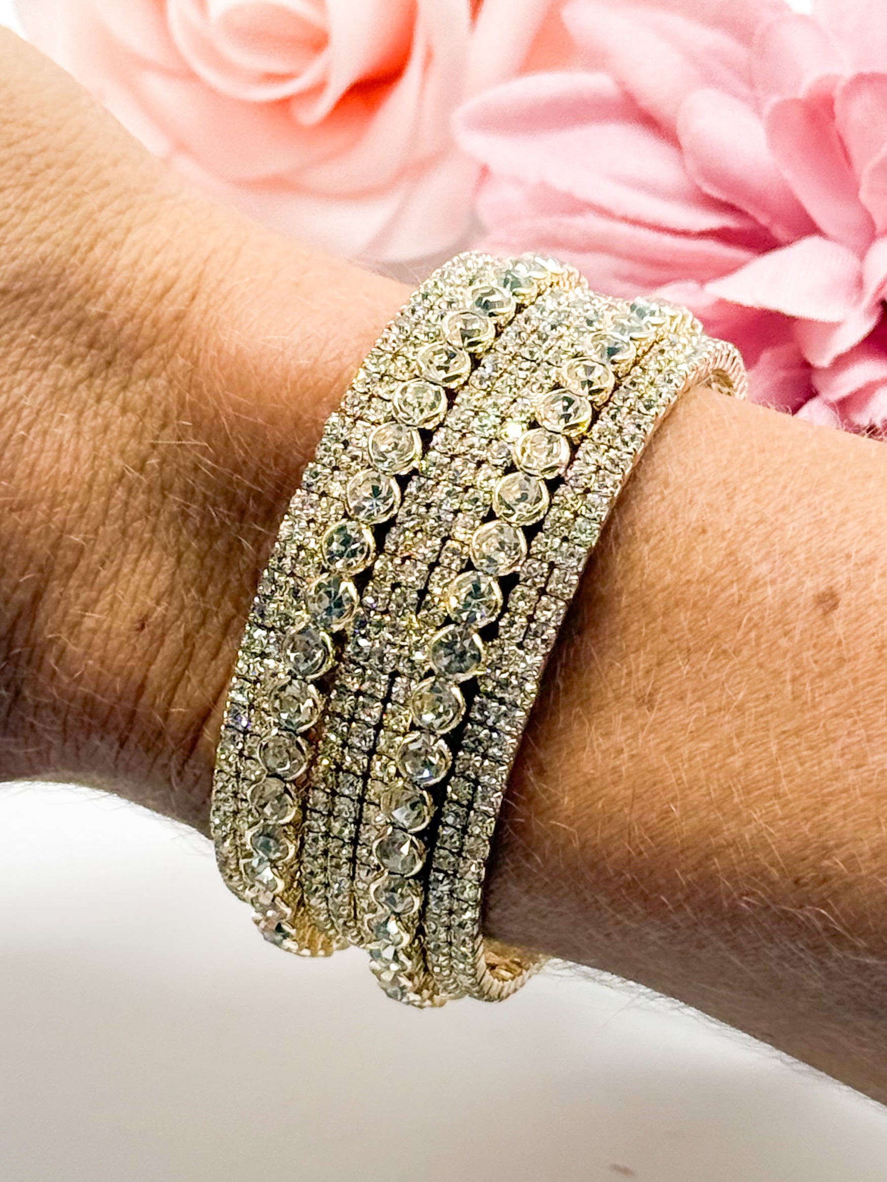 Elegance Cuff-310 Jewelry-RM Manufacturing-Heathered Boho Boutique, Women's Fashion and Accessories in Palmetto, FL