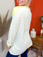 Show Your Stripes Top-120 LONG SLEEVE TOPS-Lovely Melody-Heathered Boho Boutique, Women's Fashion and Accessories in Palmetto, FL