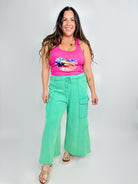 RESTOCK : Feeling Good Utility Pull On Pants-150 PANTS-Easel-Heathered Boho Boutique, Women's Fashion and Accessories in Palmetto, FL