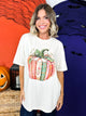 Pumpkin Book Graphic Tee-130 Graphic Tees-Heathered Boho-Heathered Boho Boutique, Women's Fashion and Accessories in Palmetto, FL