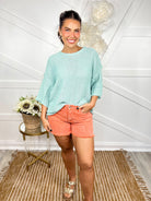 Just Peachy Shorts by Judy Blue-160 shorts-Judy Blue-Heathered Boho Boutique, Women's Fashion and Accessories in Palmetto, FL