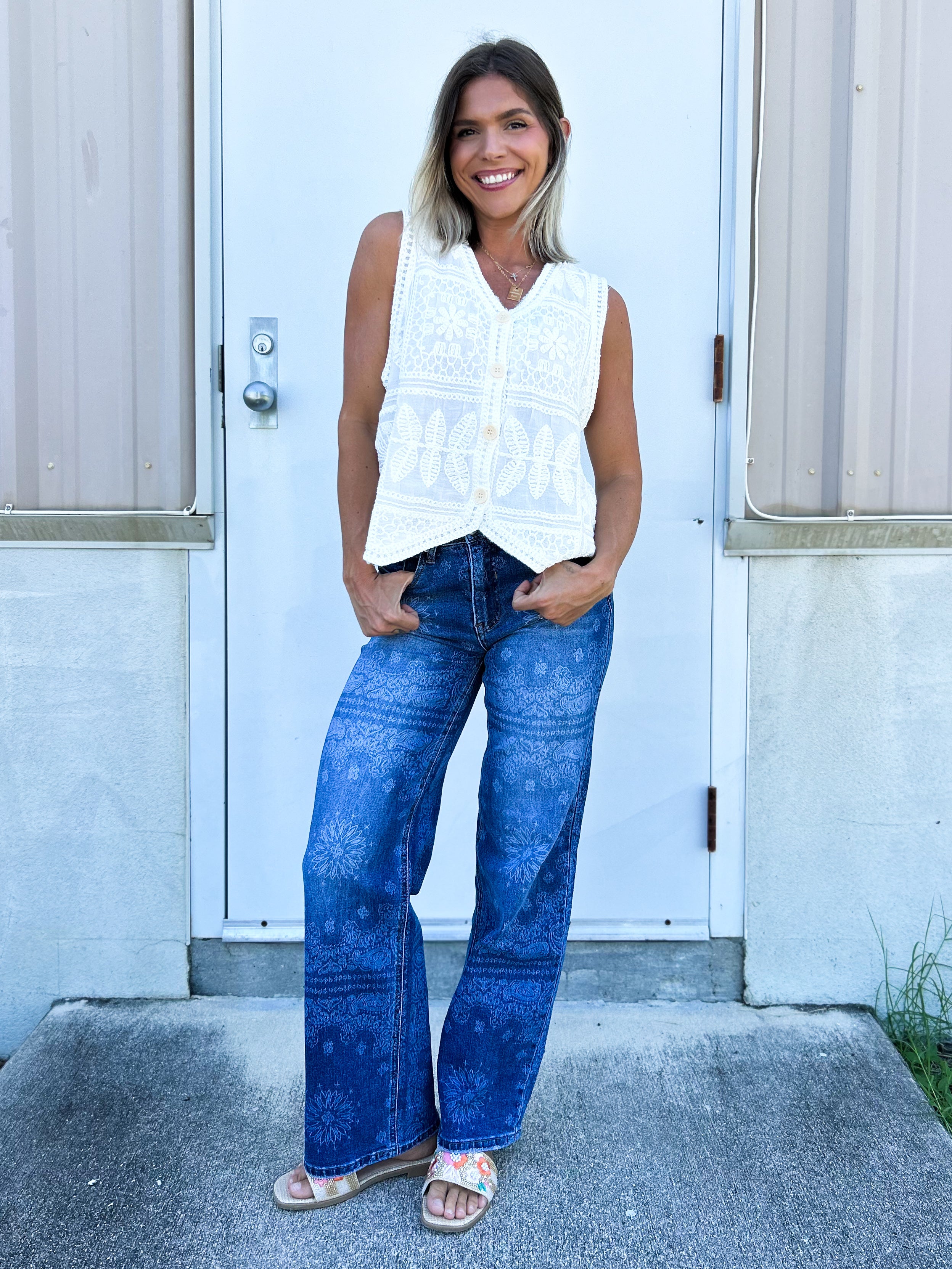 The Vintage Charm Vest-100 TANK/CROP TOPS-HEIMISH-Heathered Boho Boutique, Women's Fashion and Accessories in Palmetto, FL